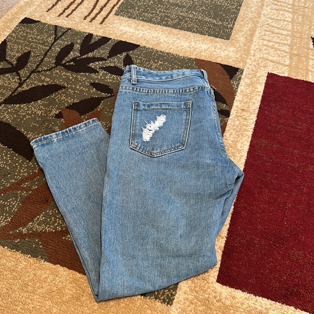 Blue Ripped Jeans - Picture 6 of 12